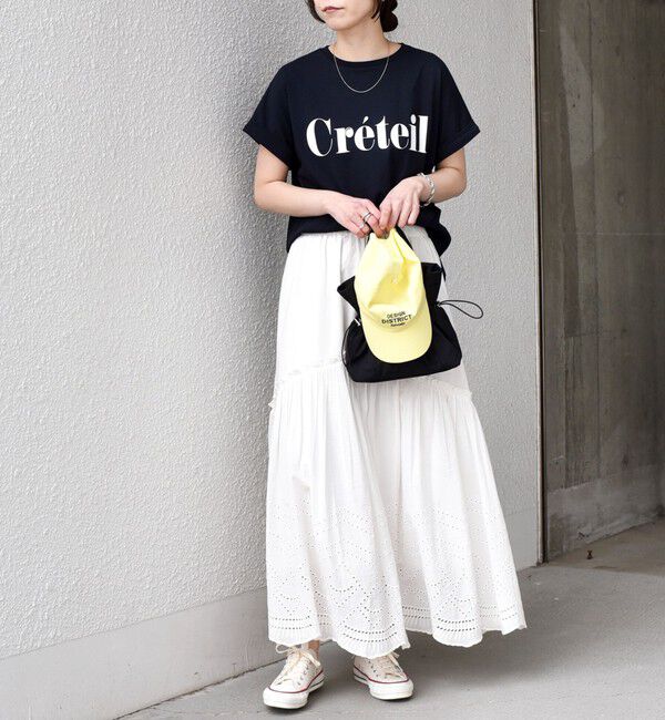 SHIPS Colors 「SHIPS Colors:〈手洗い可能〉スカラップ レース スカート」|フレア|