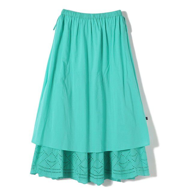 SHIPS Colors 「SHIPS Colors:〈手洗い可能〉スカラップ レース スカート」|フレア|