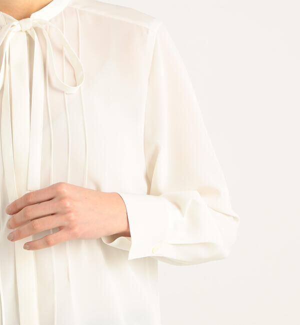 Ballsey「クリアデシン ボウタイブラウス」|シャツ・ブラウス|