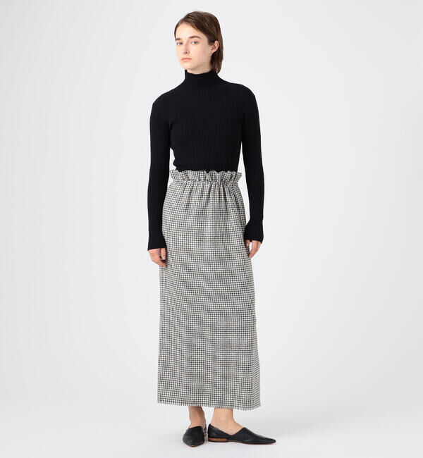 DES PRES「ブロークンバルキーツイル ギャザーマキシスカート」|スカート|