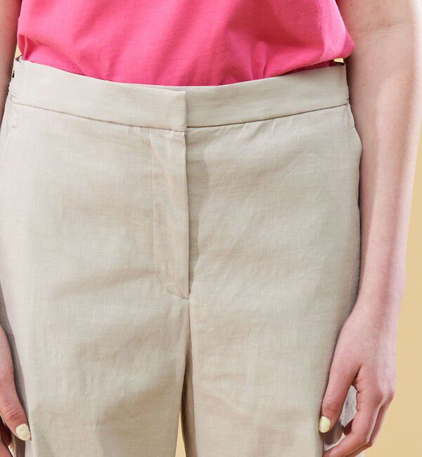 DES PRES「リネンナイロンストレッチ セミワイドパンツ」|その他|