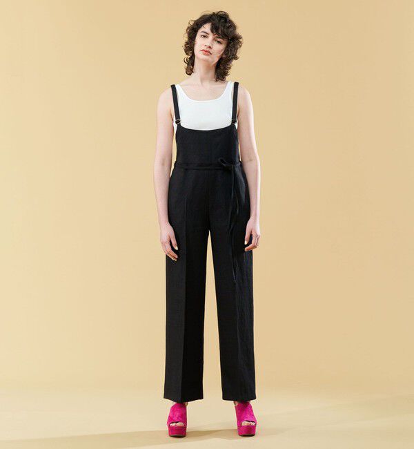 DES PRES「ウェットリネン サロペット」|ワンピース|