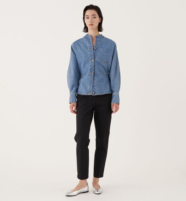 DES PRES「ハイカウントコットン シガレットパンツ」|スラックス|