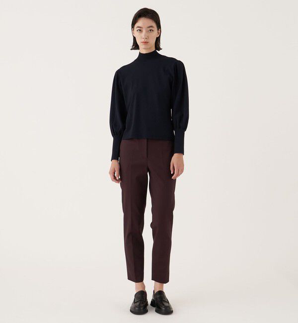 DES PRES「ハイカウントコットン シガレットパンツ」|スラックス|