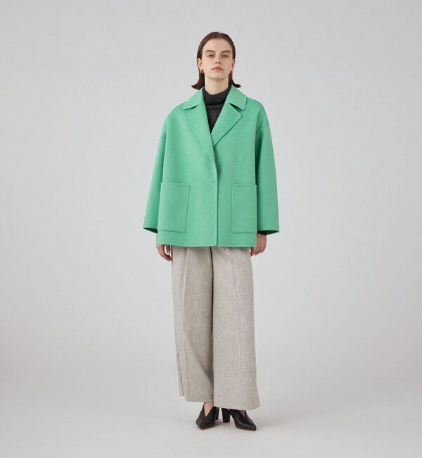 Ballsey「プレミアムウールリバー オープンカラーショートコート」|その他|