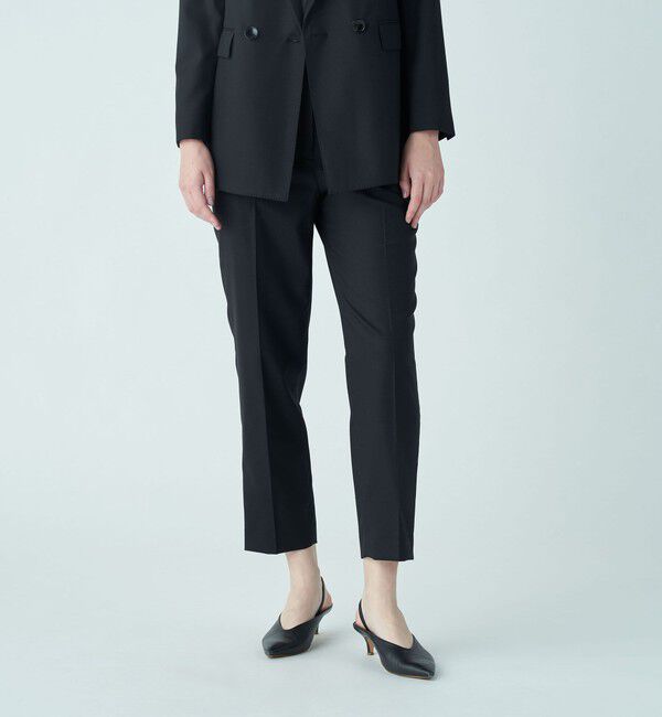 TOMORROWLAND collection「シャイニーピンヘッド ペンシルパンツ」|スラックス|