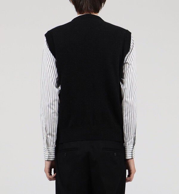 TOMORROWLAND MENS「TOMORROWLAND tricot ラムウール クルーネックニットベスト」|ニット・セーター|