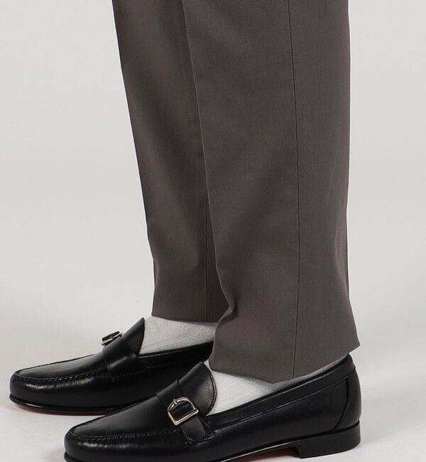 TOMORROWLAND MENS「コットンピケ スリムストレートパンツ」|チノ|