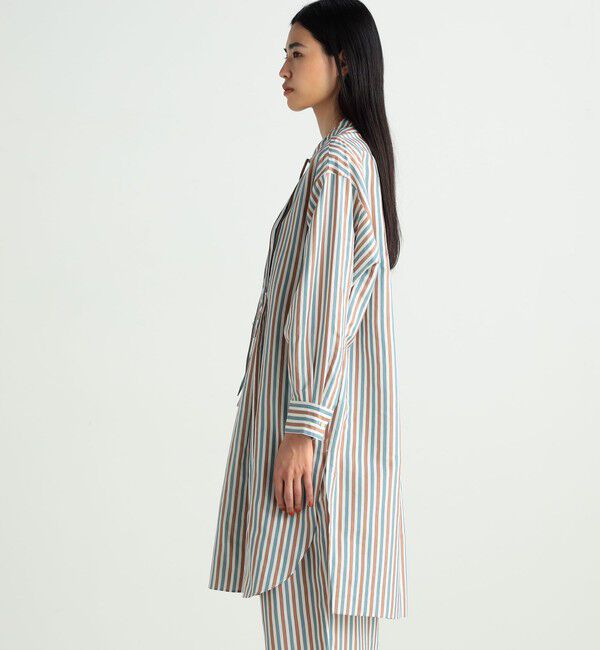 BACCA「ウォッシャーシルク チュニックブラウス」|ワンピース|