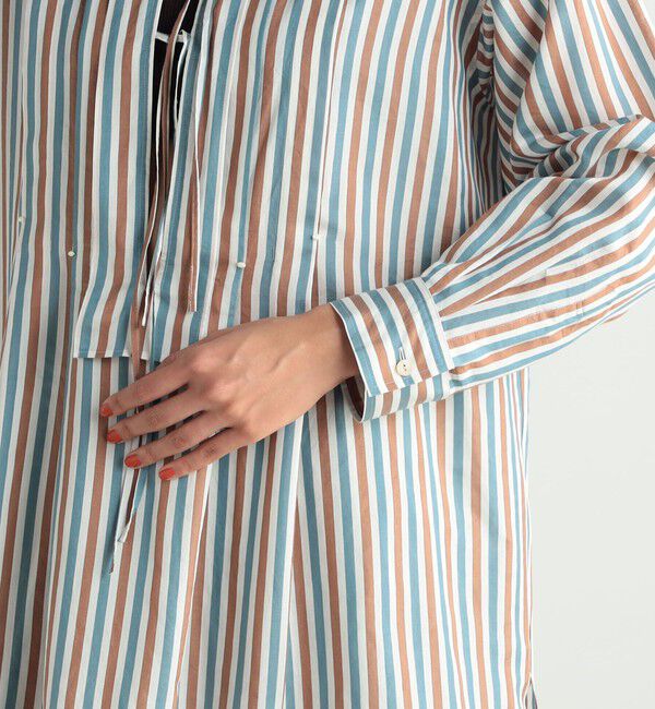 BACCA「ウォッシャーシルク チュニックブラウス」|ワンピース|