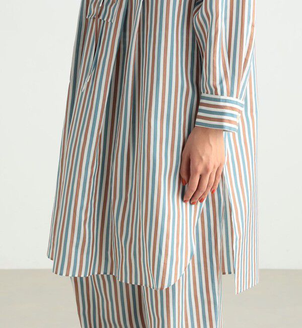 BACCA「ウォッシャーシルク チュニックブラウス」|ワンピース|