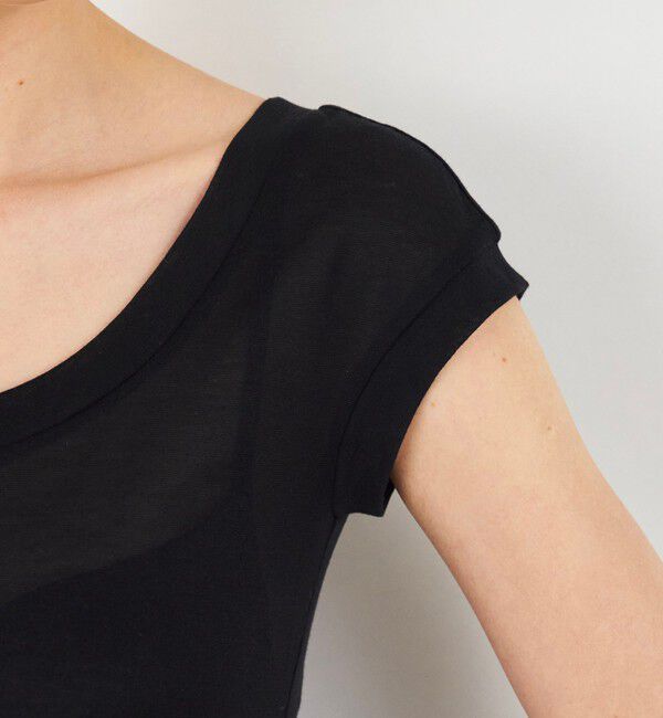 DES PRES「エアリープレーン フレンチスリーブプルオーバー」|Tシャツ・カットソー|