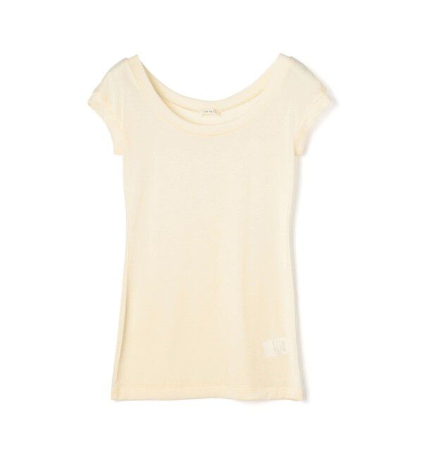 DES PRES「エアリープレーン フレンチスリーブプルオーバー」|Tシャツ・カットソー|41 ライトベージュ