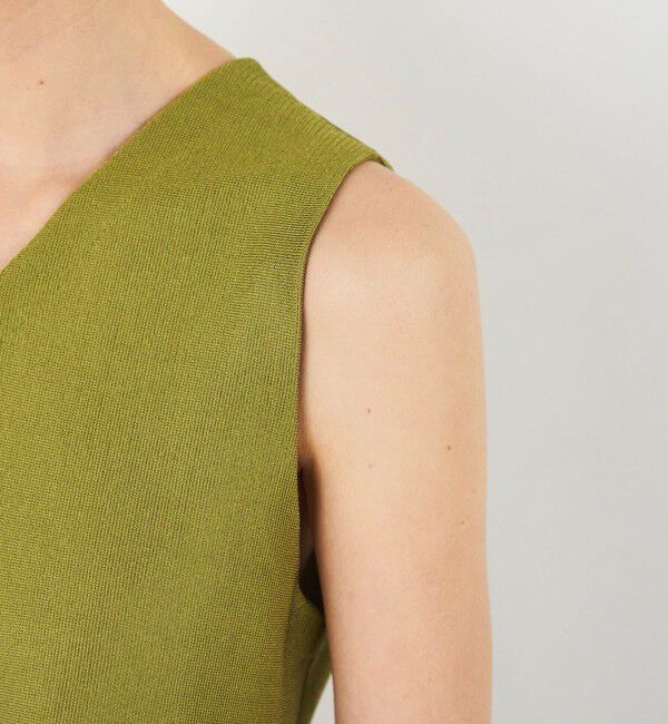 DES PRES「ブライトヤーンミラノリブ ペプラムプルオーバー」|ニット・セーター|