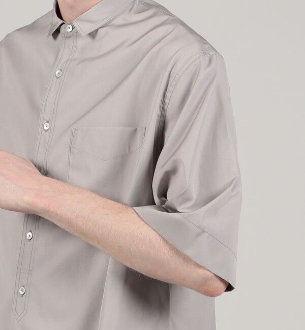 TOMORROWLAND MENS「コットンポプリン ショートスリーブシャツ」|シャツ・ブラウス|