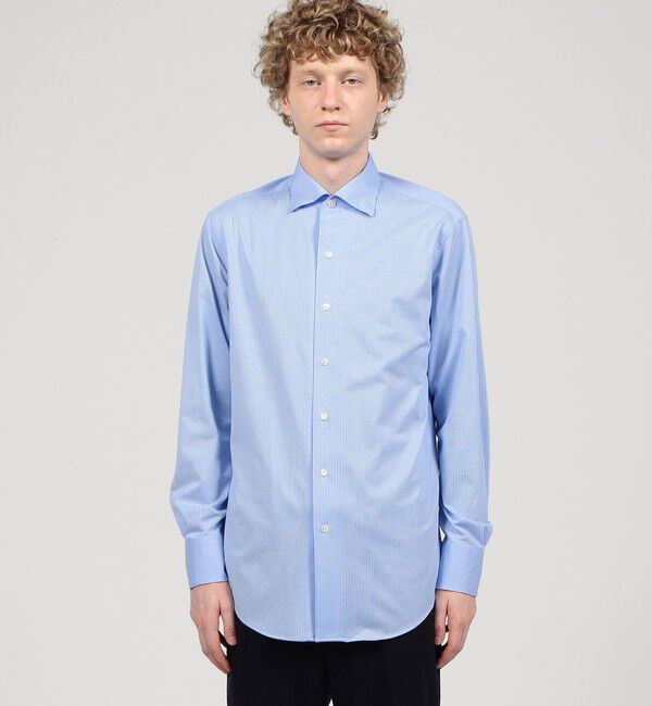 TOMORROWLAND MENS「36ゲージジャージ ループボタンダウンシャツ」|シャツ・ブラウス|