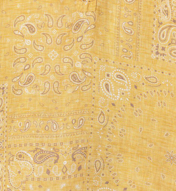 TOMORROWLAND BUYING WEAR「BAGUTTA リネン スタンドカラープルオーバーシャツ」|シャツ・ブラウス|