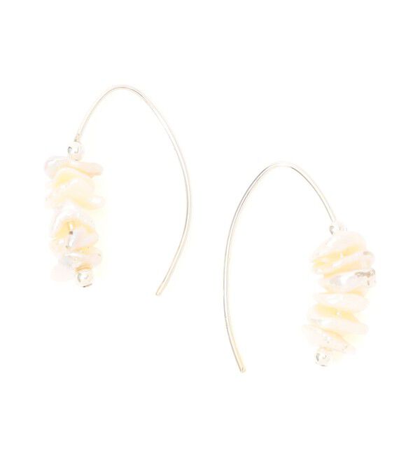 TOMORROWLAND GOODS「MOUNIR keshi pearl ピアス」|ピアス|81 シルバー