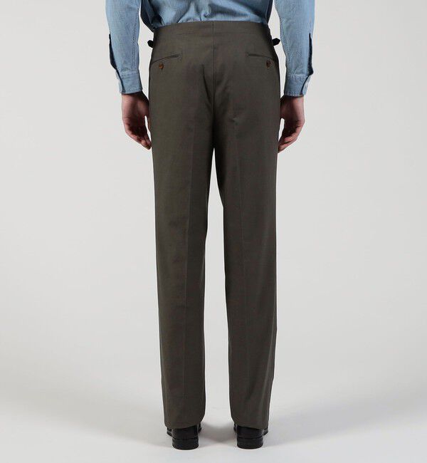 TOMORROWLAND MENS「コットン イン2プリーツスラックス BRADFORD SYSTEM」|スラックス|