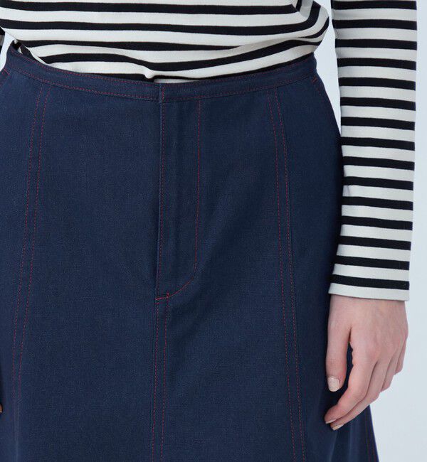 TOMORROWLAND collection「ソワデニム パネルフレアスカート」|フレア|