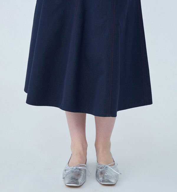 TOMORROWLAND collection「ソワデニム パネルフレアスカート」|フレア|