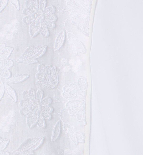 TOMORROWLAND collection「ホワイトコンビネーション ブザムブラウス」|シャツ・ブラウス|