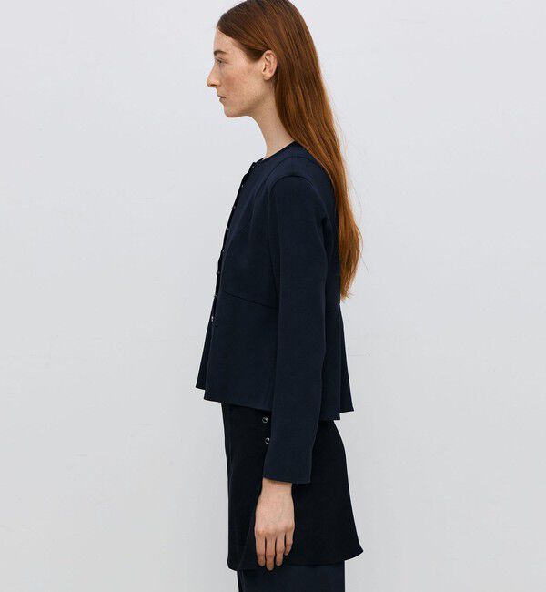 BACCA「ジョーゼットサテン ペプラムブラウス」|シャツ・ブラウス|