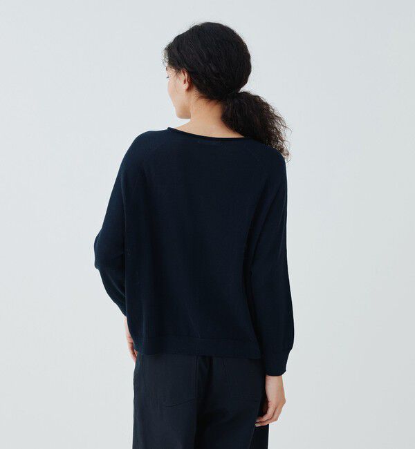 GALERIE VIE「ガーゼコットン クルーネックプルオーバー」|ニット・セーター|