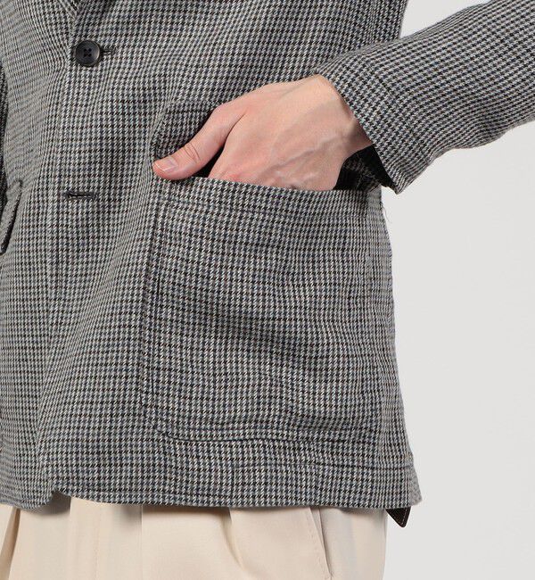 TOMORROWLAND MENS「アイリッシュリネン シングルブレステッド 3Bジャケット」|テーラードジャケット|