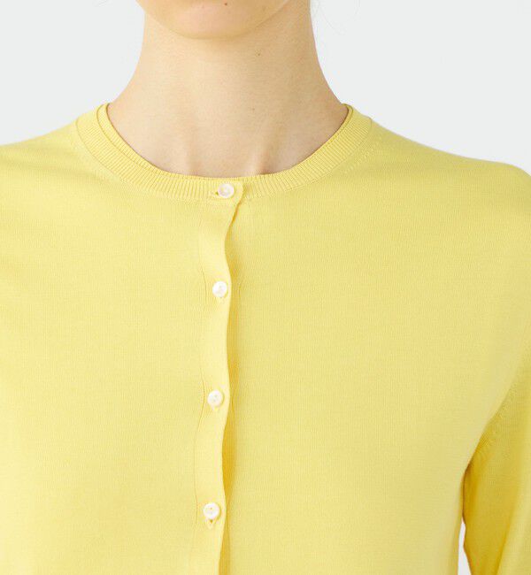 Ballsey「ハイゲージコットン クルーネックカーディガン」|カーディガン|