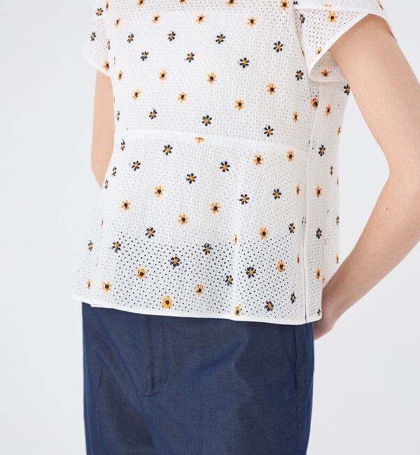 TOMORROWLAND collection「リーシェフラワー ペタルスリーブブラウス」|シャツ・ブラウス|