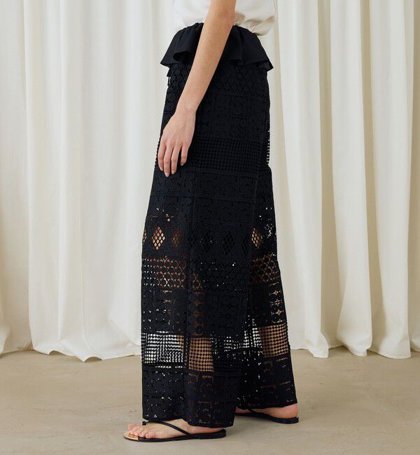 DES PRES「パッチワークレース ストレートパンツ」|その他|