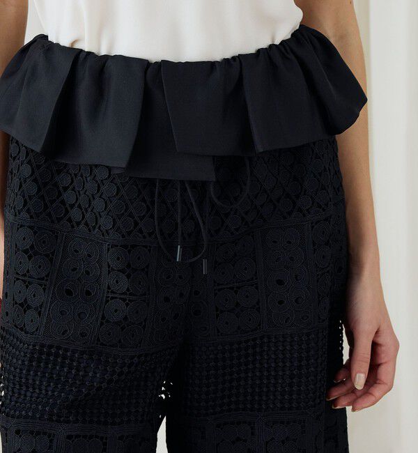 DES PRES「パッチワークレース ストレートパンツ」|その他|