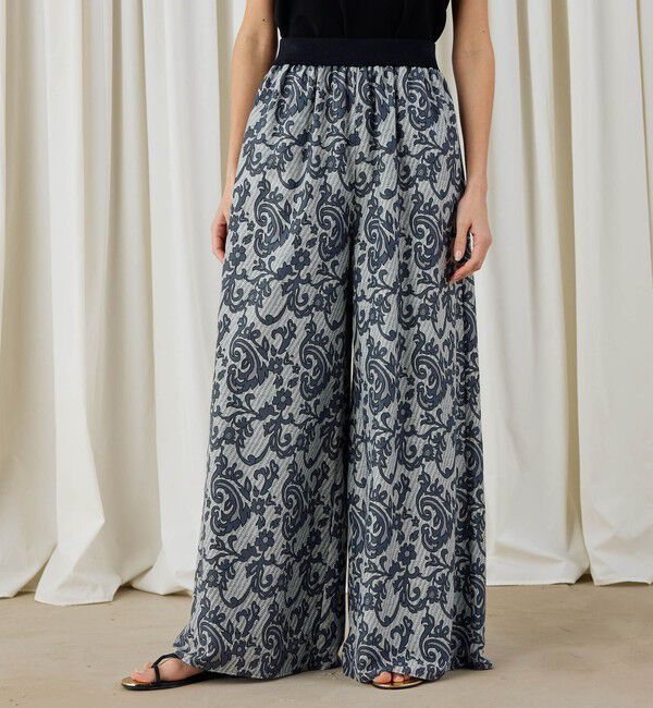 DES PRES「オーナメントプリント イージーワイドパンツ」|その他|