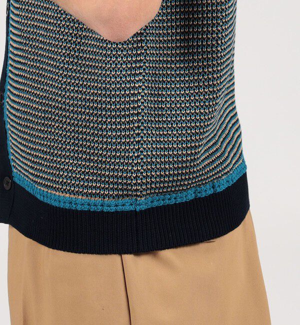 TOMORROWLAND MENS「TOMORROWLAND Tricot マーセライズコットン ハーフスリーブニット」|ニット・セーター|