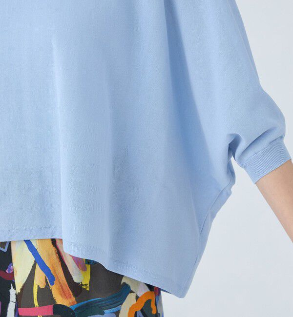 Ballsey「サスティナブルコットンナイロン ワイドプルオーバー」|ニット・セーター|