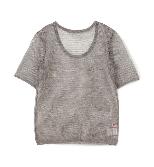 BACCA「オーロラフィルム リネンカットソー」|ニット・セーター|17 チャコールグレー