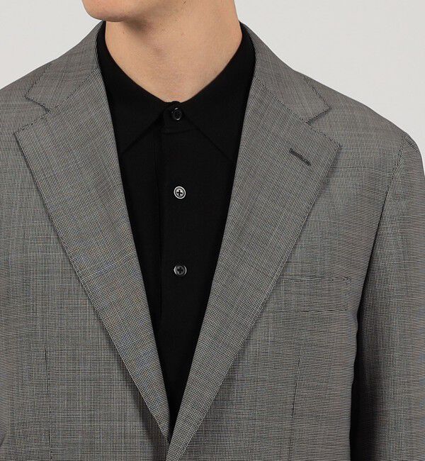 TOMORROWLAND MENS「Super120'sウールポリエステル シングルブレステッド2Bジャケット」|テーラードジャケット|