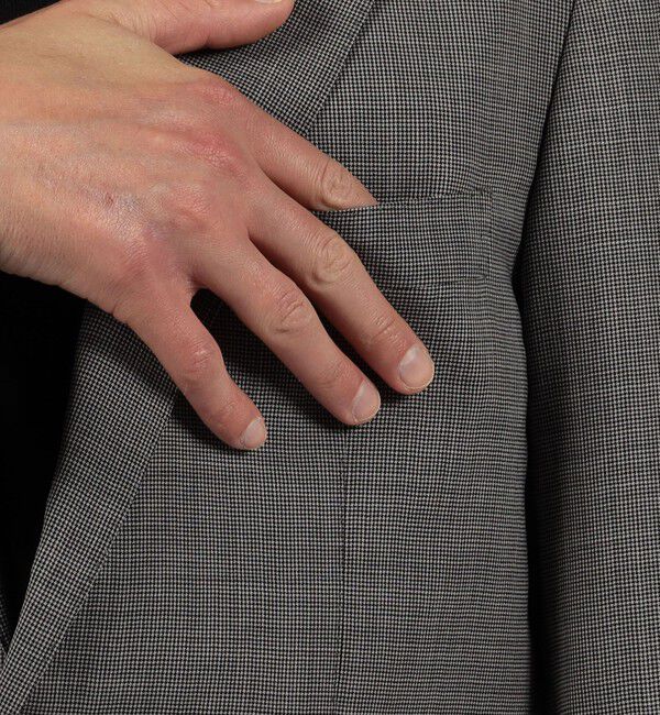 TOMORROWLAND MENS「Super120'sウールポリエステル シングルブレステッド2Bジャケット」|テーラードジャケット|