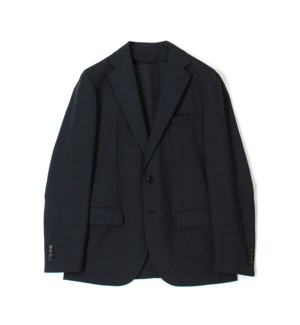 TOMORROWLAND MENS「Super120'sウールポリエステル シングルブレステッド2Bジャケット」|テーラードジャケット|68 ネイビー系