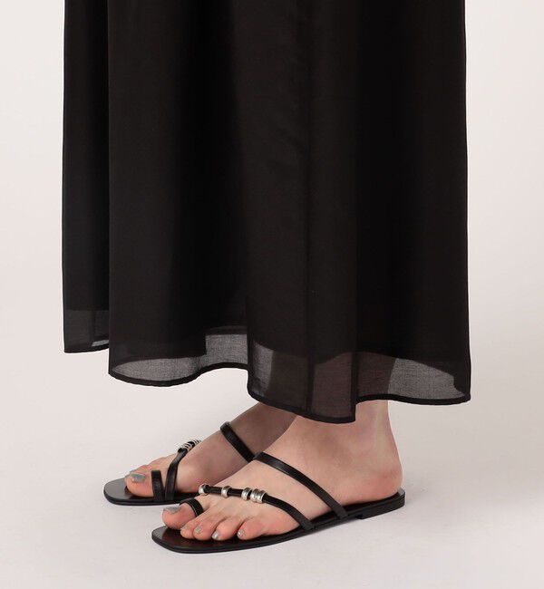 DES PRES「コットンシルクローンレースコンビ ホルターネックワンピース」|ワンピース|