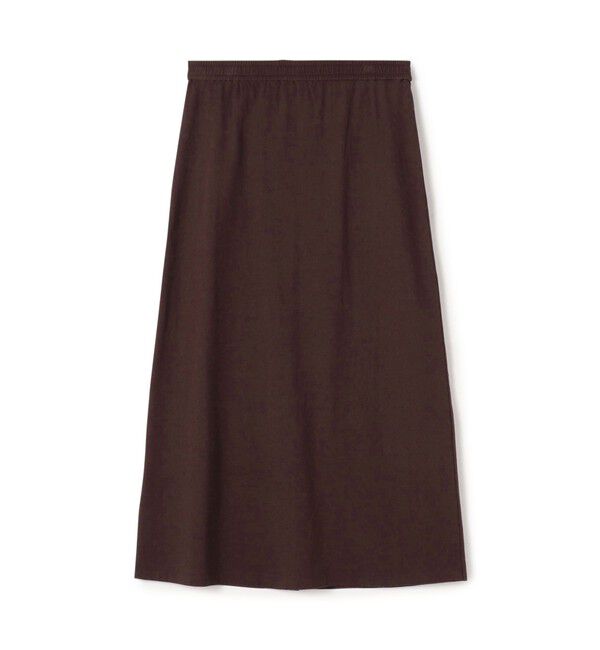 GALERIE VIE「ドライコットン Aラインイージースカート」|スカート|49 ダークブラウン