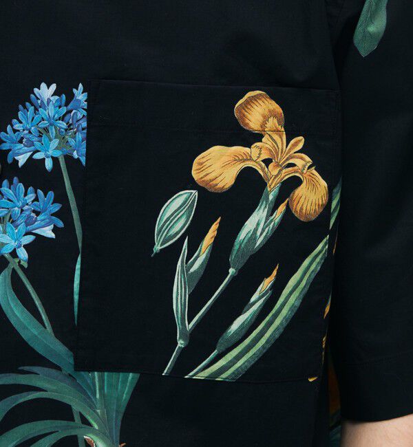 CABaN「CABaN コットン Green Showerプリント ハーフスリーブシャツ」|シャツ・ブラウス|