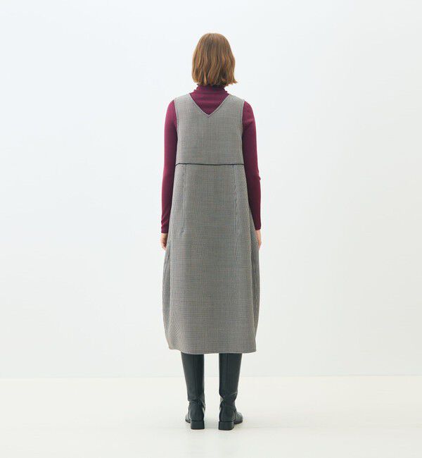 TOMORROWLAND collection「ガンクラブトゥースリバー 4-wayコクーンワンピース」|ワンピース|