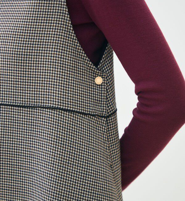 TOMORROWLAND collection「ガンクラブトゥースリバー 4-wayコクーンワンピース」|ワンピース|