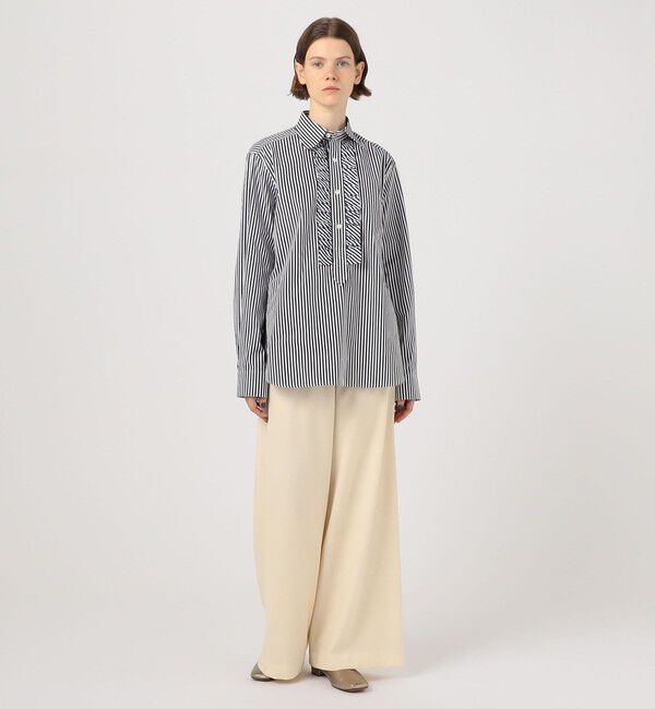 TOMORROWLAND GOODS「sebline ラッフルシャツ」|シャツ・ブラウス|