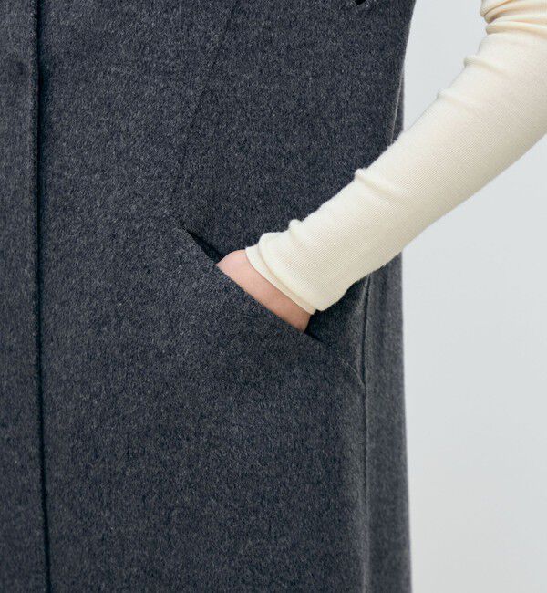 TOMORROWLAND collection「スーパーダブルフェイス Vカラージレ」|ベスト・ジレ|