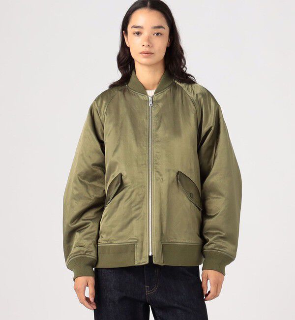 MACPHEE「コットンレーヨンモールスキン MA-1」|ブルゾン・スタジャン|