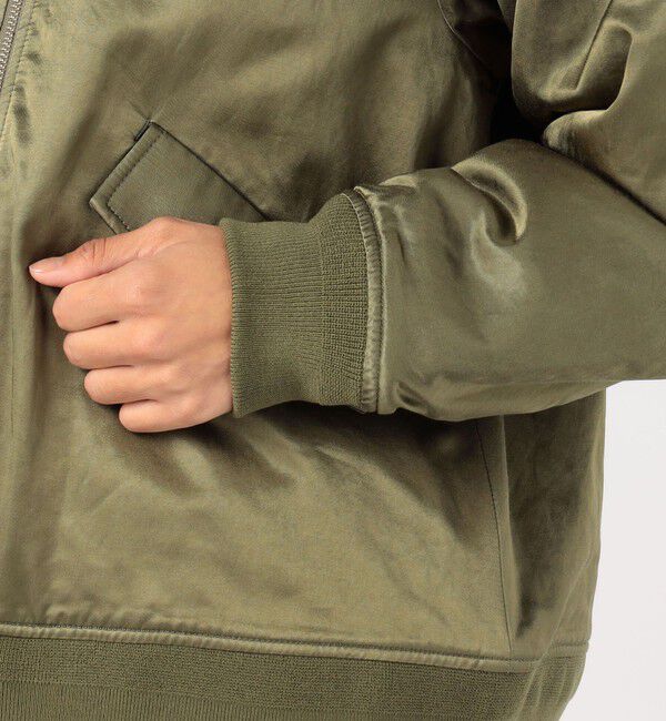 MACPHEE「コットンレーヨンモールスキン MA-1」|ブルゾン・スタジャン|