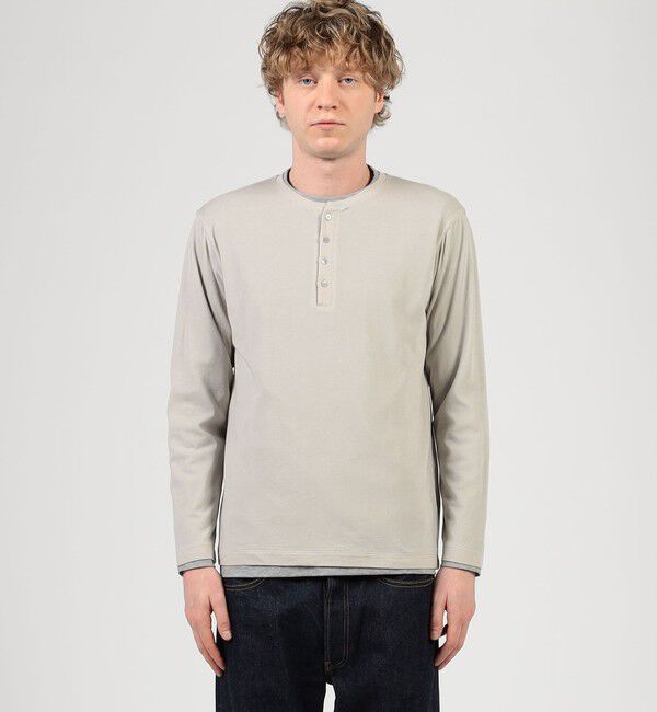 TOMORROWLAND MENS「ストレッチ天竺 レイヤードカットソー」|Tシャツ・カットソー|